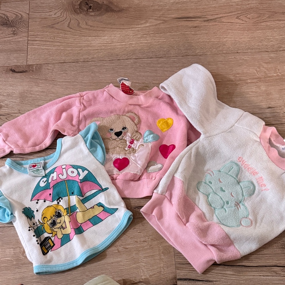 Baby Girl Three Piece Vintage Bundle